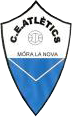 Escudo de C.F. Atlètics Móra la Nova