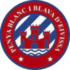 Escudo asociado a Penya Blanc i Blava d'Eivissa