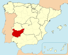 Mapa de Badajoz