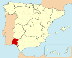 Mapa de Huelva