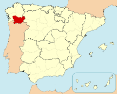 Mapa de Ourense
