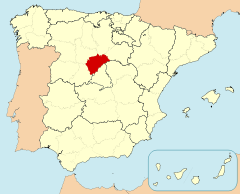 Mapa de Segovia